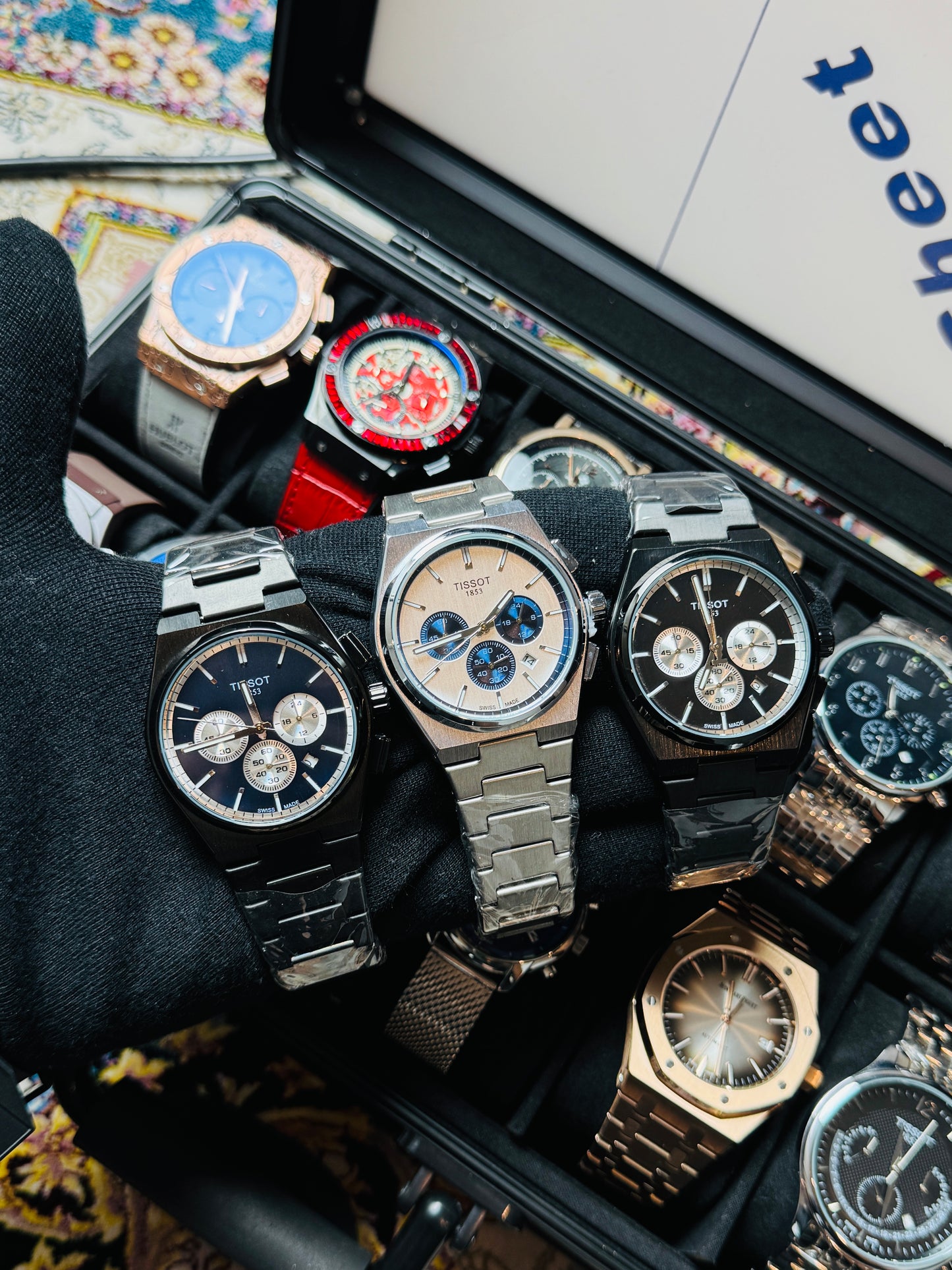 Tissot PRX-Panda dial