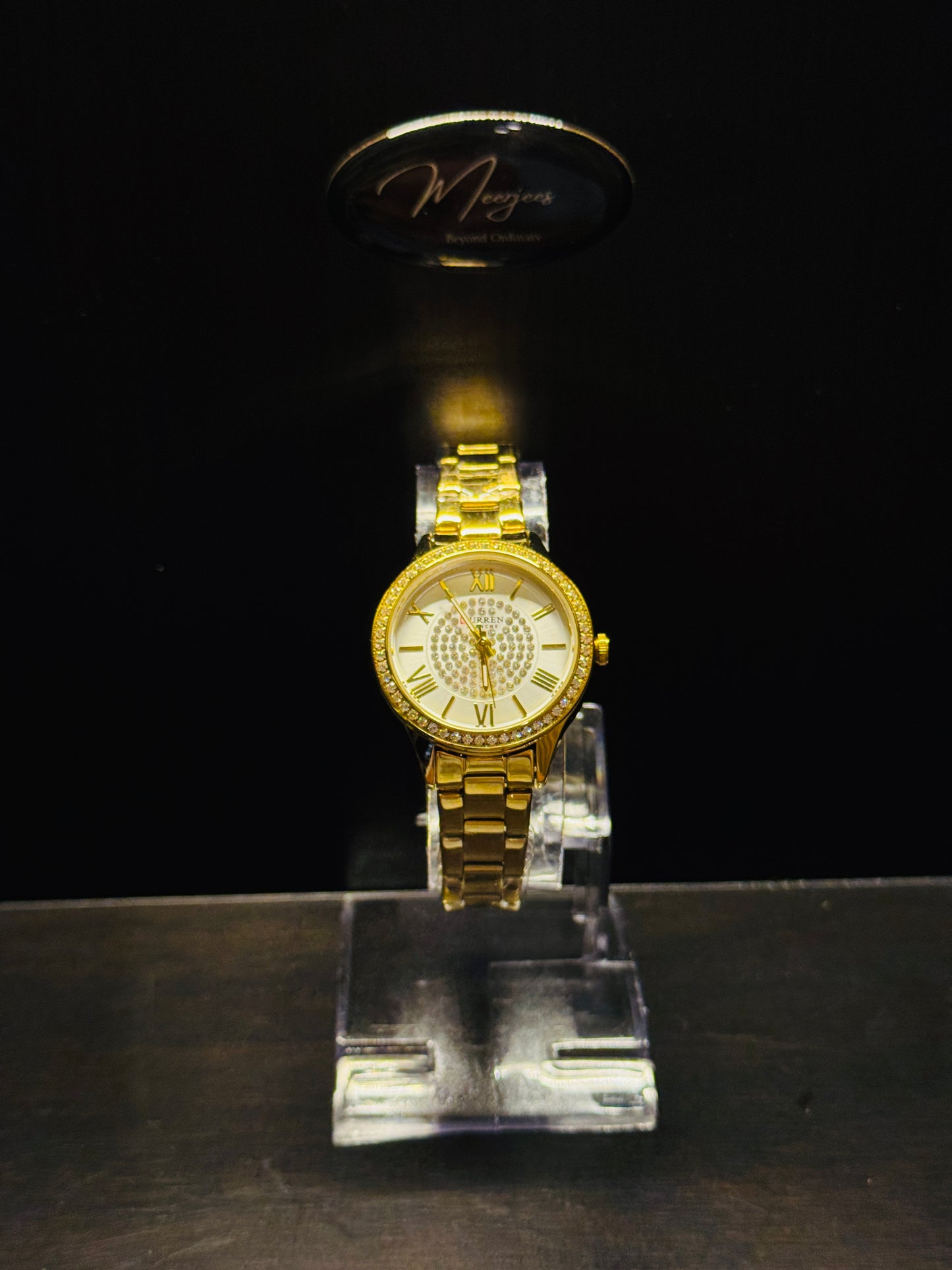 Curren Crystal Roman Gold