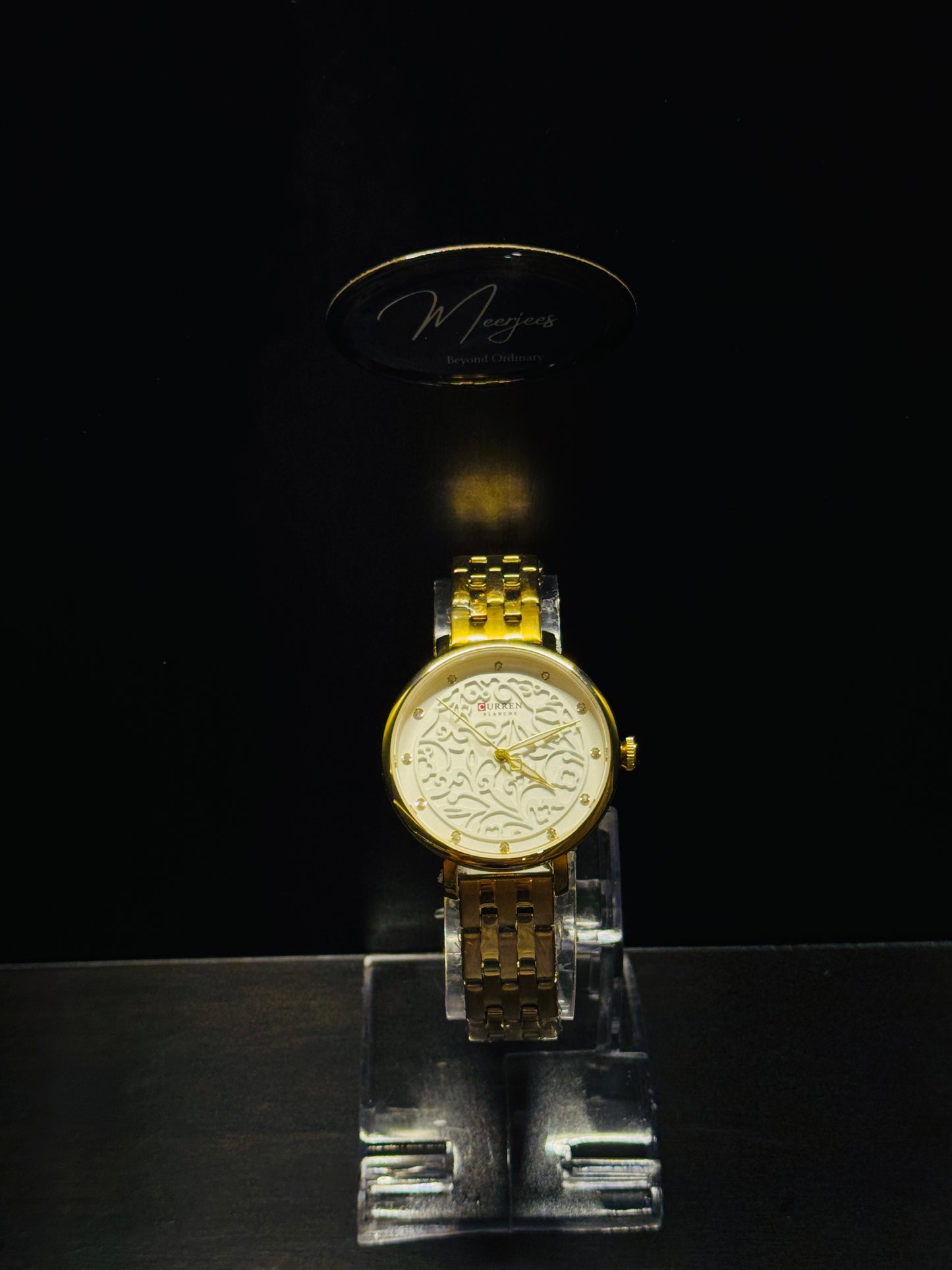 Curren Floral Gold Dial