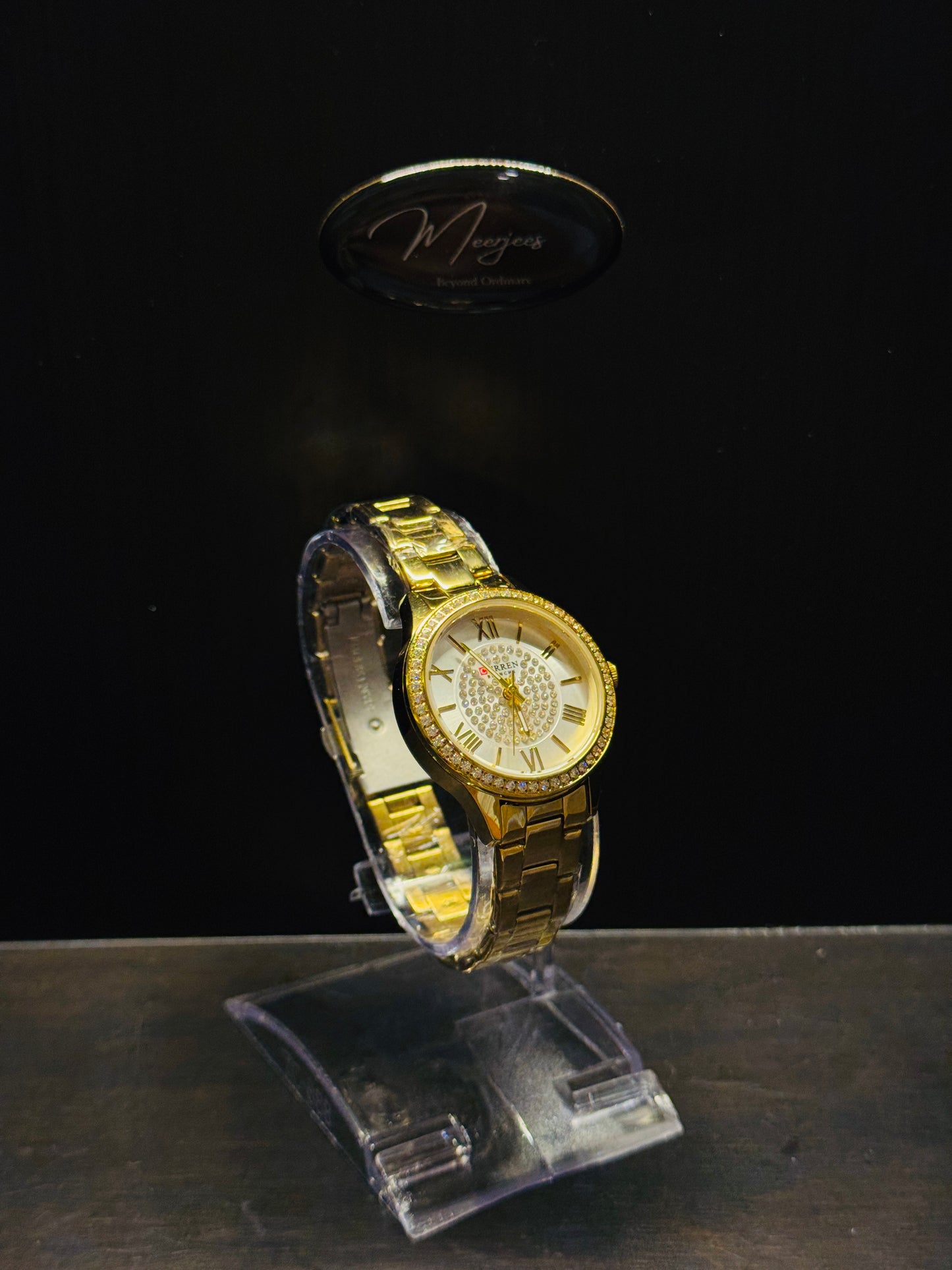Curren Crystal Roman Gold
