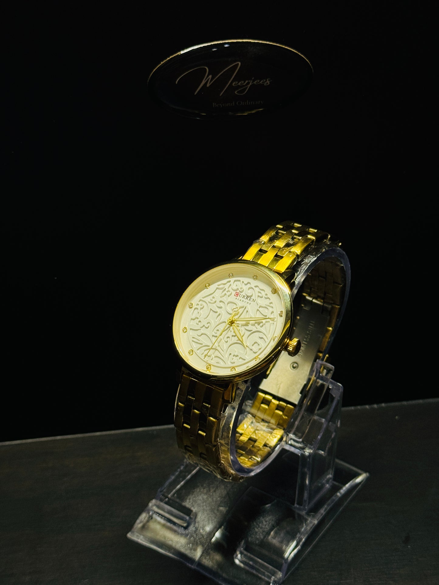 Curren Floral Gold Dial